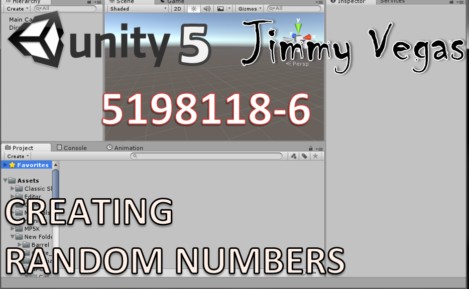 Mini Tutorial: How To Make A Random Number Generator Using C# - Jimmy Vegas  Unity Tutorials